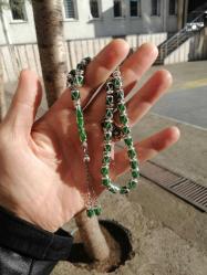 GÜMÜŞ kafes tesbih