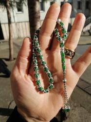 GÜMÜŞ kafes tesbih