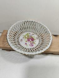 RF62---- PORSELEN SEPET KASE-TABAK