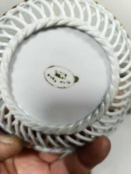 RF62---- PORSELEN SEPET KASE-TABAK