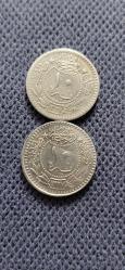 SULTAN MEHMED REŞAT HAN DÖNEMİ NİKEL 10 PARALAR 1327/7 VE 8 CÜLÜSLAR AZ ÇIKAR