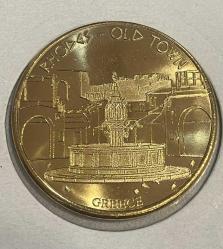 YUNANİSTAN RODOS ADASI HATIRA MADENİ PARA ÇİL