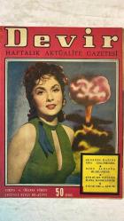 DEVİR HAFTALIK AKTÜAİLE GAZETESİ DERGİSİ - 8 OCAK 1955 SAYI: 20 - ALTEMUR KILIÇ - SEMİH TUĞRUL - HALİT YAVUZER - SUHA SEZGİN - SAMİ KOHEN - İSMAİL İŞMEN - REFİK ERDURAN - OSMAN N. KARACA - T. AKTUREL - FERRUH NARMAN - HALDUN SEL - KEMAL ZAMANOĞLU - ÖMER UMAR - NAZMİ AKIMAN - ERDEM BURİ - ALTAN İLKİN - DR. BERHAN TOSUNER - ALİ Z. ORALOĞLU - GÜNER İZER - ALTAN ERBULAK - MÜŞERREF HEKİMOĞLU - EMİN DIRVANA - HIFZI TOPUZ - GÜNDÜZ KILIÇ - AYDOĞAN ÖNOL - SADUN TANJU - ORHAN BİRGİT - MÜFİT DURU - ALİ BAŞAREL - BERİN İNSEL - SEYFETTİN TURHAN - ORHAN ARIMAN - AYDEMİR BALKAN - ÖZCAN ERGÜDER - TALAT HALMAN - FEHİMAN TOKLUOĞLU - KAYA ATASOY - MUHAMMET FEROUZ - ALİ DANA - EMANUELE PARODI - LATİFE ÖNİŞ - NECLA ERAD - İLHAN ARAKON - YILDIZ MORAN - İLHAN DEMİREL - MEFTUN OLGAÇ - HÜSEYİN EZER - ARA GÜLER - BEDRİ KORMAN - FİRÜZ AŞKIN - BÜLENT ENGİN - ASUMAN KILIÇ - SACİT ÖZENEN - KUDRET KANDEMİR - FUAT SAY - JOHN FOSTER DULLES - PIERRE MENDES FRANCE - MÜMTAZ FAİK - NİHAT ERİ  - TAM TAKIM EKSİKSİZ 34 SAYFA - İdil Koleksiyon