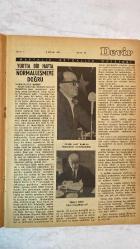 DEVİR HAFTALIK AKTÜAİLE GAZETESİ DERGİSİ - 8 OCAK 1955 SAYI: 20 - ALTEMUR KILIÇ - SEMİH TUĞRUL - HALİT YAVUZER - SUHA SEZGİN - SAMİ KOHEN - İSMAİL İŞMEN - REFİK ERDURAN - OSMAN N. KARACA - T. AKTUREL - FERRUH NARMAN - HALDUN SEL - KEMAL ZAMANOĞLU - ÖMER UMAR - NAZMİ AKIMAN - ERDEM BURİ - ALTAN İLKİN - DR. BERHAN TOSUNER - ALİ Z. ORALOĞLU - GÜNER İZER - ALTAN ERBULAK - MÜŞERREF HEKİMOĞLU - EMİN DIRVANA - HIFZI TOPUZ - GÜNDÜZ KILIÇ - AYDOĞAN ÖNOL - SADUN TANJU - ORHAN BİRGİT - MÜFİT DURU - ALİ BAŞAREL - BERİN İNSEL - SEYFETTİN TURHAN - ORHAN ARIMAN - AYDEMİR BALKAN - ÖZCAN ERGÜDER - TALAT HALMAN - FEHİMAN TOKLUOĞLU - KAYA ATASOY - MUHAMMET FEROUZ - ALİ DANA - EMANUELE PARODI - LATİFE ÖNİŞ - NECLA ERAD - İLHAN ARAKON - YILDIZ MORAN - İLHAN DEMİREL - MEFTUN OLGAÇ - HÜSEYİN EZER - ARA GÜLER - BEDRİ KORMAN - FİRÜZ AŞKIN - BÜLENT ENGİN - ASUMAN KILIÇ - SACİT ÖZENEN - KUDRET KANDEMİR - FUAT SAY - JOHN FOSTER DULLES - PIERRE MENDES FRANCE - MÜMTAZ FAİK - NİHAT ERİ  - TAM TAKIM EKSİKSİZ 34 SAYFA