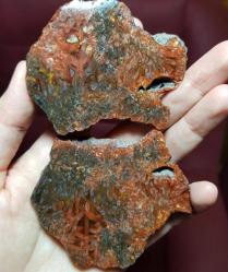 Yoğun Kırmızı Çılgın Çubuk Akik - Enerji, Tutku ve Koruma İçin, Sergileme Parçası - Ağırlık: 172g - Benzersiz Koleksiyonluk Hediyelik Nadir