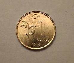 566// 1 Kuruş 2018 çil