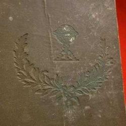 OSMANLI ÇOK GÜZEL KABARTMA CİLTLİ 10 SAYFA CİVARI EL YAZMA KİTAP