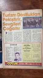 MİLLİYET ÇOCUK DERGİSİ - 28 NİSAN 1986 SAYI : 17 AYDIN DOĞAN - MUHİTTİN KAZIMOĞLU - MEHMET İLKORUR - HİKMET ALTINKAYNAK - NÜKHET İZET - I. M. KARAKAŞ - AYSEL UĞUR - NACİ ÖZDAĞLI - VİLDAN BAYSAL - KAMİL COŞKUN - NİYAZİ YEŞİL - ALİ NAZIM ONARAN - YETKİN ALDİNÇ - MEHMET YALAZI - MELEK EMRE - NACİ KOKSAL - YAVUZ AKÇAY - ÜLKÜ ATALAY - FERİT AVCI - GAMZE BALTAS - NURAL BİRDEN - YAVUZER ÇETİNKAYA - NURİ MALKOÇOĞLU - ORHAN ÖNAL - SEMİH POROY - SALE SAKİZHOĞLU - VEHBİ SARGIN - GÜL SÖKMEN - AYDIN ARIT - NURER UĞURLU - HÜSEYİN ALEMDAR  TURİZM DOSTLUKLARI PEKİŞTİRİR SEVGİLERİ ÇOĞALTIR - TÜRK BÜYÜKLERİ ALBÜMÜ - KAPTAN COUSTEAU - CIMCIME - GARİP AMA GERÇEK - BİLİME AÇILAN PENCERE OMNI - RED KİT - KORKUSUZ SÜRÜCÜ - KUŞ - AKDENİZ - BUNLARI BİLİYOR MUSUNUZ - BİZDEN SİZE - ANNEMİN ŞİİRLERİ - OKURUN SESİ - ORMANLAR KRALI ROBİN - SEVİMLİ ÜÇKAĞITÇI - ŞİMŞEK SANTRFOR - BİL BUL ÖĞREN - BİLMECE BULMACA - JAPON MUCİZESİ - GELECEK ZAMAN İÇİNDE - BİR ÖYKÜ YAZALIM - ARMAĞAN YAĞMURU - OKURDAN OKURA  - 42 SAYFA