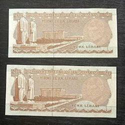 Çin 1 Jiao 2 adet 1980 Yılı ÇiL