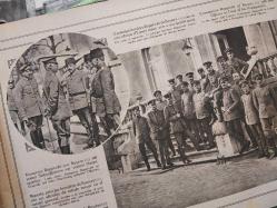 BİRİNCİ DÜNYA SAVAŞI PROPAGANDA,MUHAREBE-İ UMUMİYE RESİMLERİ  Birinci Cihan Harbi'nde cephelerde ve şehirlerde yaşananları gösterir propaganda albümü,  Albümde  Kavala'dan, Bulgaristan ve Romanyadan  görseller yer almaktadır  Fotoğraf yanları 5 dilde [Osmanlıca, Almanca, Fransızca, İspanyolca, İtalyanca, İngilizce] açıklamalı  1915  Berlin