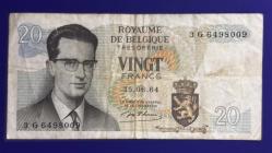 Belçika 20 Frank 1964. ÇT