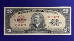 Küba 20 Peso 1958. ÇT