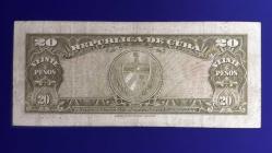 Küba 20 Peso 1958. ÇT