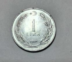 593// 1 Lira 1968
