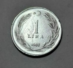 596// 1 Lira 1968