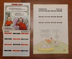 LOT.12 » 1 ADET PENGUEN 1 ADET UYKUSUZ TAKVİMİ.