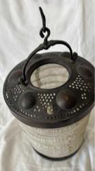 Antika Osmanlı Körüklü Bez Fener