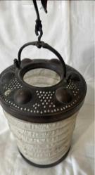 Antika Osmanlı Körüklü Bez Fener