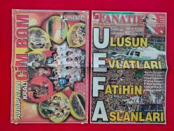 17 Mayıs 2000 UEFA Kupası Şampiyonu Galatasaray - Posterli - 19 Mayıs 2000 - Fanatik Gazetesi - 8 Sayfa