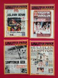 Galatasaray Unutulmaz Sayfalar - TAM TAKIM - Sayı: 1-2-3-4-5-6-7-8-9-10-11 - GS Tarihindeki Önemli Gazete Haberlerinin Derlendiği Ekler - Her Bir Ek 16 Sayfa
