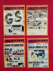 Galatasaray Unutulmaz Sayfalar - TAM TAKIM - Sayı: 1-2-3-4-5-6-7-8-9-10-11 - GS Tarihindeki Önemli Gazete Haberlerinin Derlendiği Ekler - Her Bir Ek 16 Sayfa