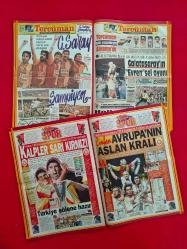 Galatasaray Unutulmaz Sayfalar - TAM TAKIM - Sayı: 1-2-3-4-5-6-7-8-9-10-11 - GS Tarihindeki Önemli Gazete Haberlerinin Derlendiği Ekler - Her Bir Ek 16 Sayfa