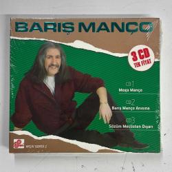 BARIŞ MANÇO 3 CD-  MEGA MANÇO / BARIŞ MANÇO ANISINA/ SÖZÜM MECLİSTEN DIŞARI