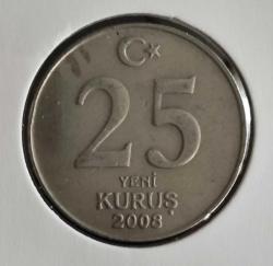 ** 25 YENİ KURUŞ 2008 **