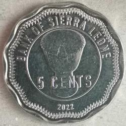 SİERRA LEONE   2022   5 CENT