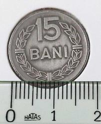1966 ROMANYA 15 BANİ ORİJİNAL MADENİ PARASI ÇİLALTI BBB2A1 NADİRDİR