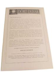 Dört Duvar.  (Temmuz, Ağustos, Eylül: 2022, Sayı: 3 )