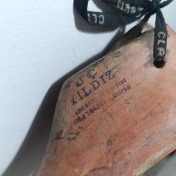Vintage, koleksiyonluk eski ahşap ayakkabı kalıbı