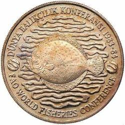 DARPHANE HATIRA 1984 BALIKÇILIK 500 LİRA ÇİL