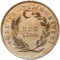 DARPHANE HATIRA 1984 BALIKÇILIK 500 LİRA ÇİL