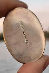 Antika gümüş 830 ayar enfiye takı kutusu