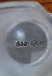 Antika gümüş 830 ayar enfiye takı kutusu