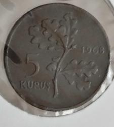 5 KURUŞ 1968