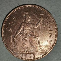 İNGİLTERE 1965  1 PENNY