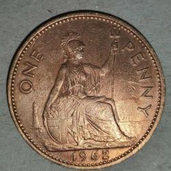 İNGİLTERE 1962  1 PENNY