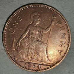 İNGİLTERE 1964  1 PENNY
