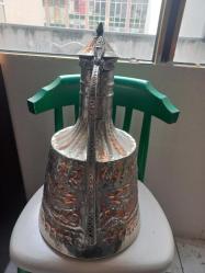 Çok temiz Afaki boy işlemeli  güğüm  Yükseklik 50 cm