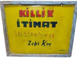 ESKİ BAKKAL TABELASI