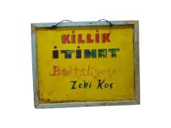 ESKİ BAKKAL TABELASI