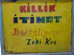 ESKİ BAKKAL TABELASI