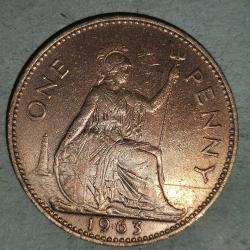 İNGİLTERE 1963   1 PENNY