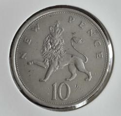 BİRLEŞİK KRALLIK  10 NEW PENCE 1976