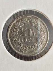 İSVİÇRE 1/2; FRANK 1974