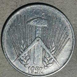 ALMANYA 1952   5 PFENNIG