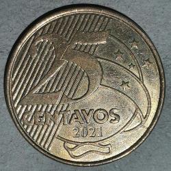LOT.16 » BREZİLYA  2021  25 CENTAVOS
