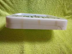 BAYER ASPİRİN REKLAMLI PLEKSİGLAS QUARTZ DUVAR SAATİ. NADİR BULUNTU.